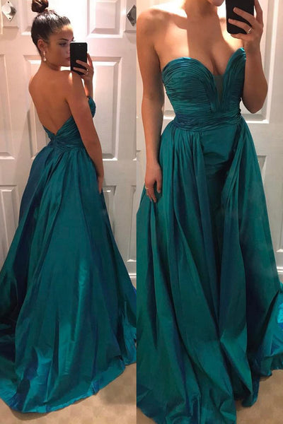 Moire Taffeta Prom Dresses