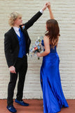 Green Satin Mermaid Sweetheart Long Prom Dresses With Lace Appliques, PL693 | royal blue prom dress | long formal dresses | simple prom dress | promnova.com