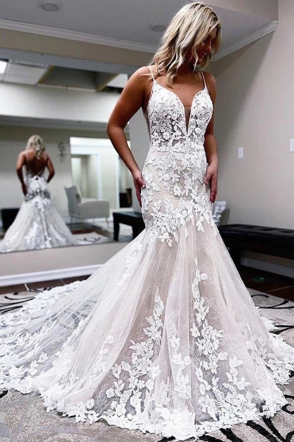 Lace Strap Wedding Dress Official Site