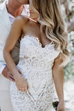 Tulle Mermaid Sweetheart Neck Strapless Wedding Dresses With Appliques, PW447 image 3